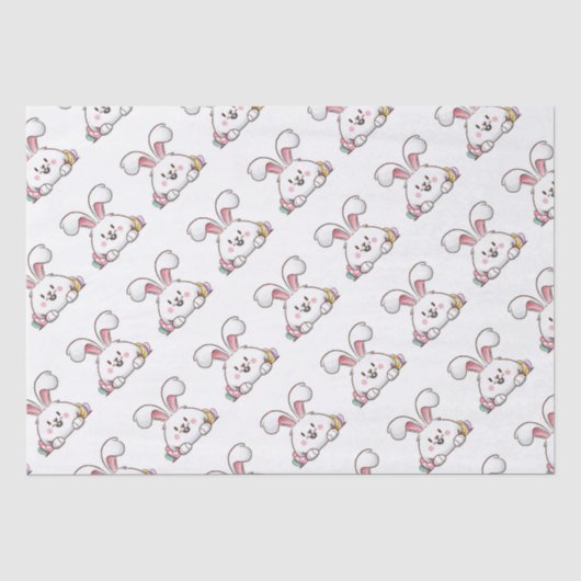 Bunny Bliss Tissuepapier (Voorkant)