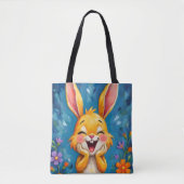 Bunny Bliss Tote Bag (Voorkant)
