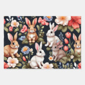 Bunny Bliss Wrapping Papier Set Inpakpapier Vel (Voorkant 3)