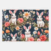 Bunny Bliss Wrapping Papier Set Inpakpapier Vel (Voorkant)