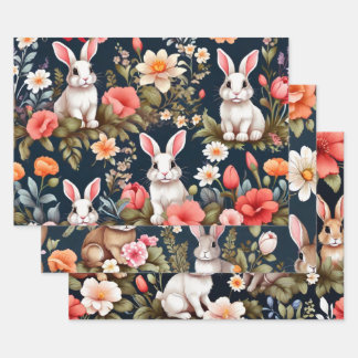 Bunny Bliss Wrapping Papier Set Inpakpapier Vel