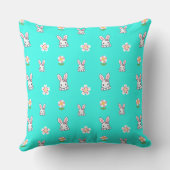 Bunny Bloom Delight Kussen (Achterkant)