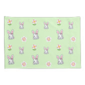 Bunny Bloom Delight Kussensloop (Achterkant-Rechts)