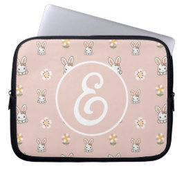 Bunny Bloom Delight Laptop Sleeve