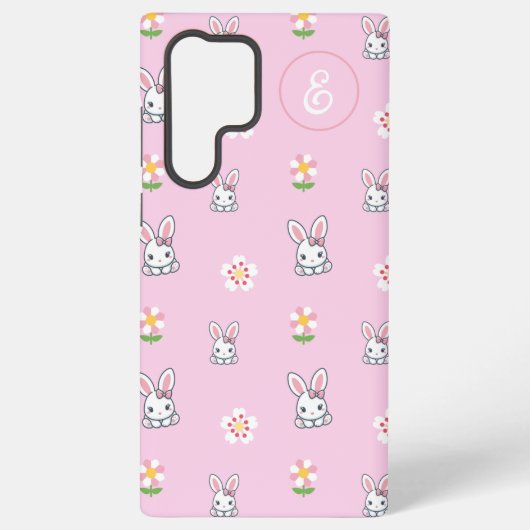 Bunny Bloom Delight Samsung Galaxy Hoesje (Achterkant)