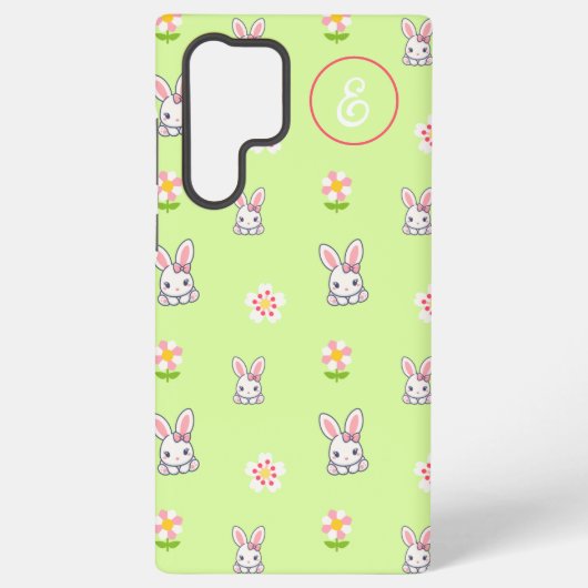 Bunny Bloom Delight Samsung Galaxy Hoesje (Achterkant)
