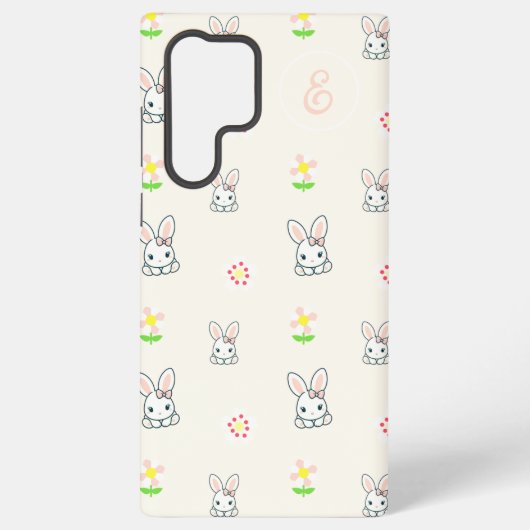 Bunny Bloom Delight Samsung Galaxy Hoesje (Achterkant)