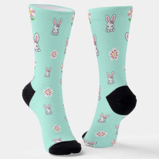 Bunny Bloom Delight Sokken (Gebogen)
