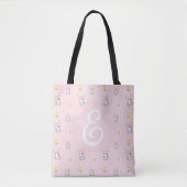 Bunny Bloom Delight Tote Bag (Voorkant)
