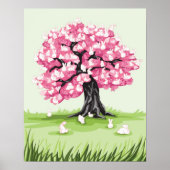 Bunny Blossom Tree poster (Voorkant)