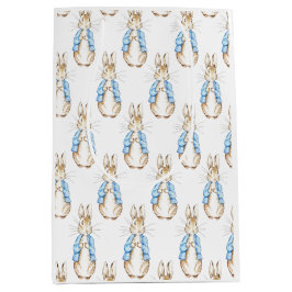 Bunny Blue Baby shower Medium Cadeauzakje