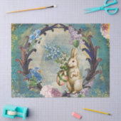 Bunny Blue Decoupage Tissue Paper Tissuepapier (Craft)