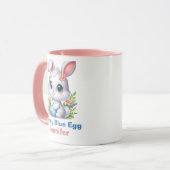 Bunny Blue Egg Mok (Voorkant links)