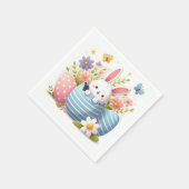 Bunny Blue Egg Party Servet (Hoek)