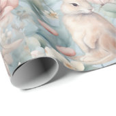 Bunny Blue Garden Cadeaupapier (Rol Hoek)