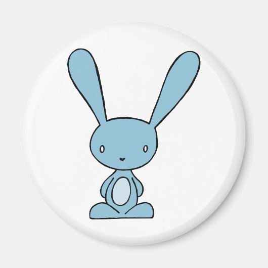 Bunny Blue Magnet (Voorkant)