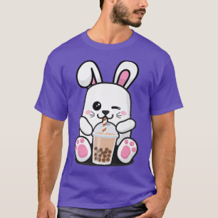 Bunny Boba Tea Funny Rabbit Drink Bubble Tea No. T-shirt