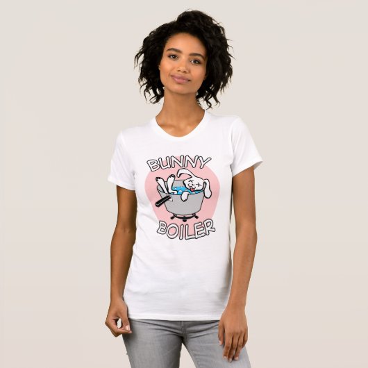 Bunny Boiler Dames t-shirt (Voorkant volledig)