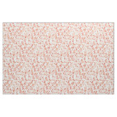 BUNNY BOMB Soft Peach Waterverf Rabbits Stof (Yard (91,4 cm))