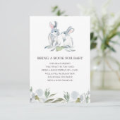 Bunny Book for Baby Insert Card Kaart (Staand voorkant)