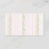 Bunny Book In Lieu, game Visitekaartje (Achterkant)