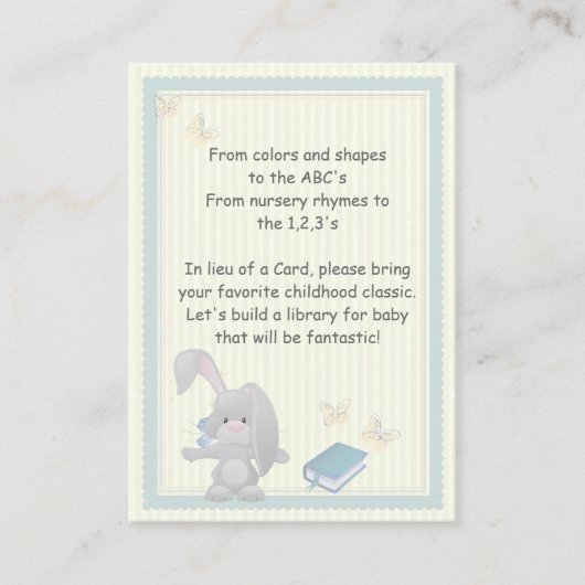 Bunny Book Request Enclosure Kaarten (Voorkant)