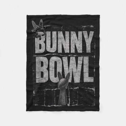 Bunny Bowl Grappige Halftime Show 2026 Fleece Deken (Voorkant)