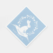 BUNNY Boys Baby shower Papieren servetten (Hoek)