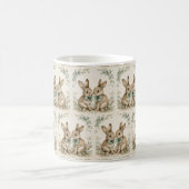 Bunny Breeze Mokken: Spring Sip Joy 🍃🐇 Koffiemok (Center)