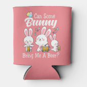 Bunny brengt me een vrolijke broodrooster blikjeskoeler (Voorkant)