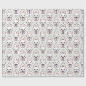 Bunny Brew Pattern Cadeaupapier (Vlak)