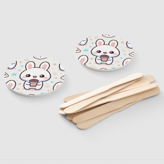 Bunny Brew Pattern Handwaaier (Niet-gemonteerd)