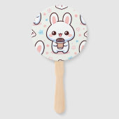 Bunny Brew Pattern Handwaaier (Voorkant)