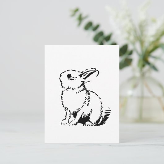 bunny briefkaart (Staand voorkant)