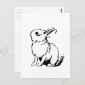 bunny briefkaart (Voorkant / Achterkant)