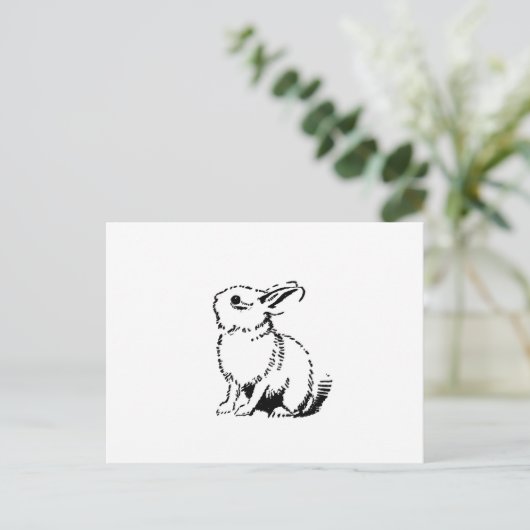 bunny briefkaart (Staand voorkant)