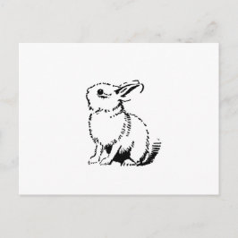 bunny briefkaart