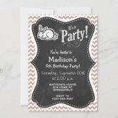 Bunny; Brown Chevron Kaart (Voorkant)