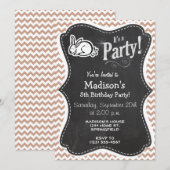 Bunny; Brown Chevron Kaart (Voorkant / Achterkant)