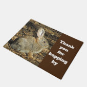 Bunny Brown Desert Animal Fotogast Welkom Deurmat (Schuin)