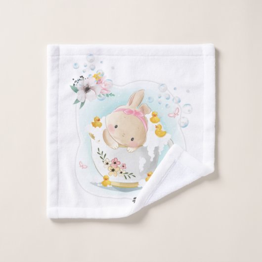 Bunny bubbletime bad handdoek (Wasdoekje)