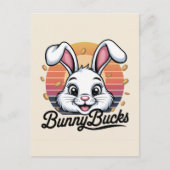 Bunny Bucks Briefkaart (Voorkant)