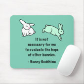 Bunny Buddhism "Hops of Other Bunnies" Muismat (Met muis)