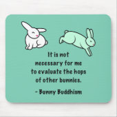 Bunny Buddhism "Hops of Other Bunnies" Muismat (Voorkant)