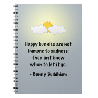 Bunny Buddhism "Let it Go" Notitieboek