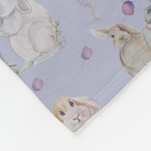 Bunny Buddies Baby Fleece Blanket (Hoek)