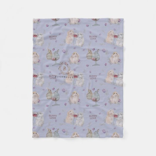 Bunny Buddies Baby Fleece Blanket (Voorkant)