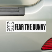 Bunny Bumpersticker (Op auto)