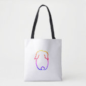 Bunny Bun Multicolor Tote Bag (Voorkant)