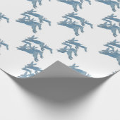 Bunny Bunnies Rabbit Stampede Cadeaupapier (Hoek)